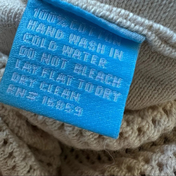 J. McLaughlin tassel trim boatneck sweater poncho 5497 - Picture 6 of 7